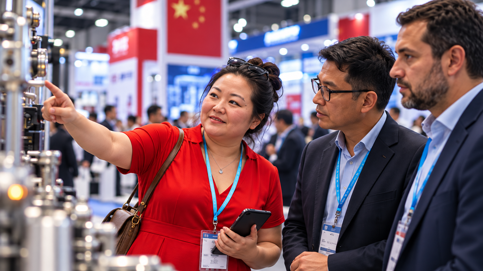 China Tour acompanhando empresários em uma feira na China